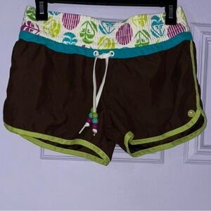 Y2K Roxy Swim Shorts Juniors Size X-Large